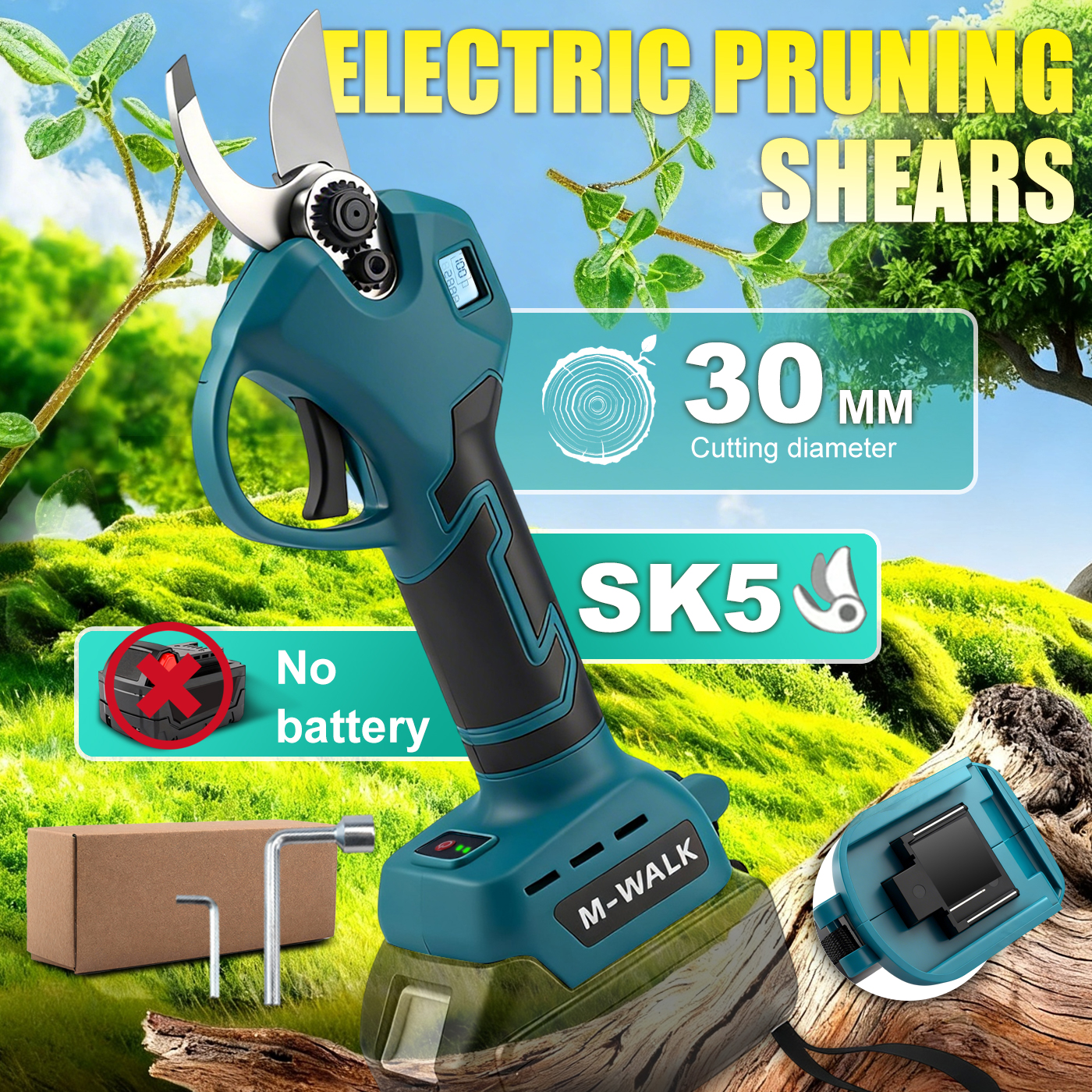 Bonsai Garden Tree - M-WALK 30mm Electric Pruning Shears Brushless