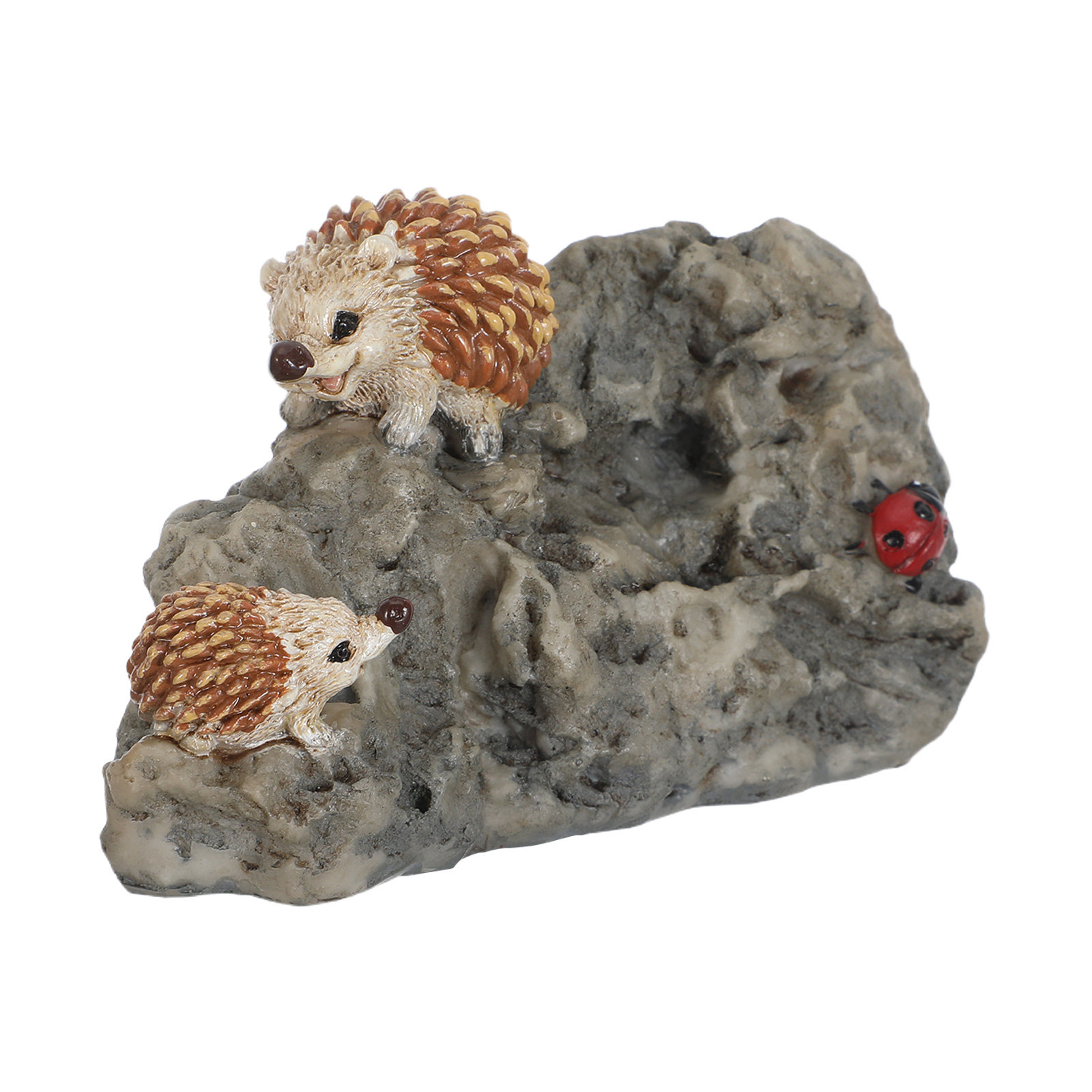 Bonsai Garden Pot - Mini Hedgehog Garden Statue Realistic Resin