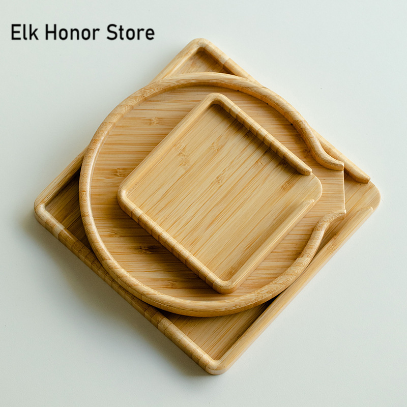 Bonsai Garden Pot - Chinese Bamboo Food Tray Puer Tea