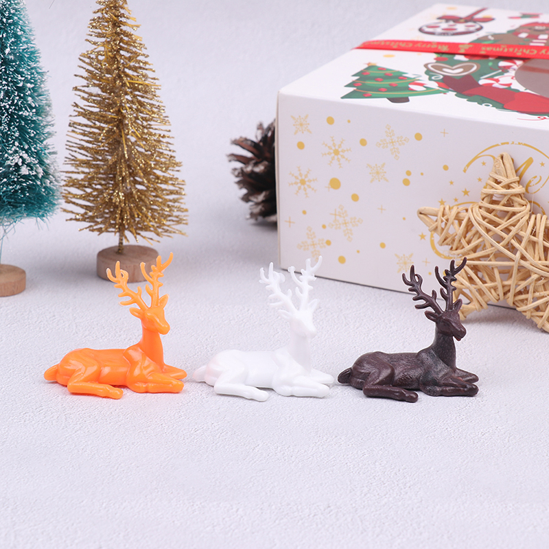 Bonsai Garden Bench - 1PC Plastic Elk Deer Statue Nordic