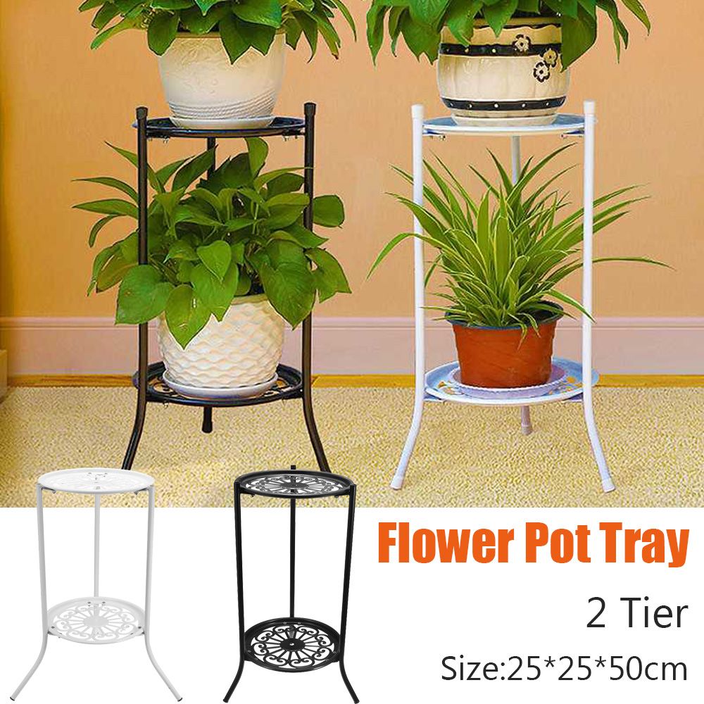 Bonsai Garden Display - 2 Tier Elegant Planter Display Balcony
