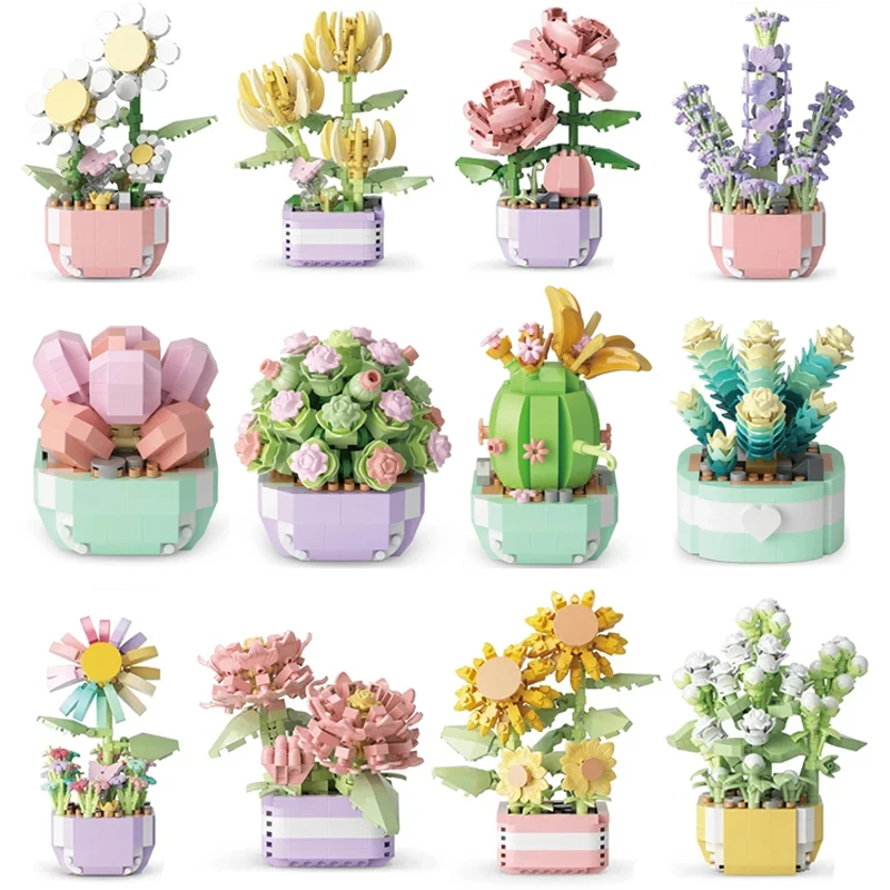 Flower Succulents Building Blo - огляд і ціна Bonsai Garden Pot