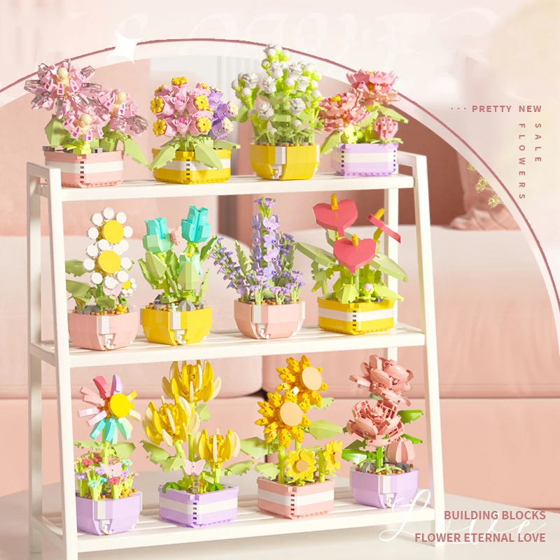 Flower Succulents Building Blo - огляд і ціна Bonsai Garden Pot