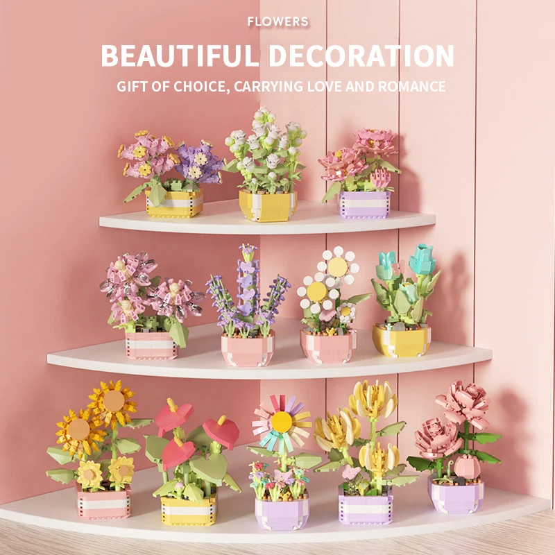 Flower Succulents Building Blo - огляд і ціна Bonsai Garden Pot