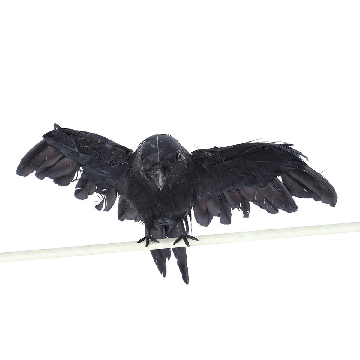 1 pc Artificial Crow Props Bla - огляд і ціна Bonsai Garden Display