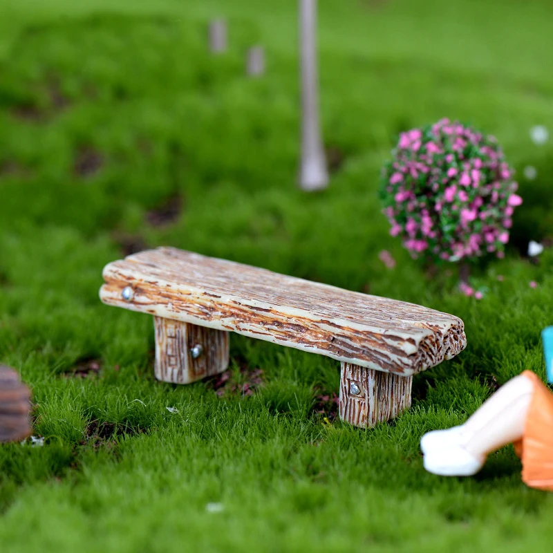 6Pcs Cute Wooden Chair Stool F - огляд і ціна Bonsai Garden Bench