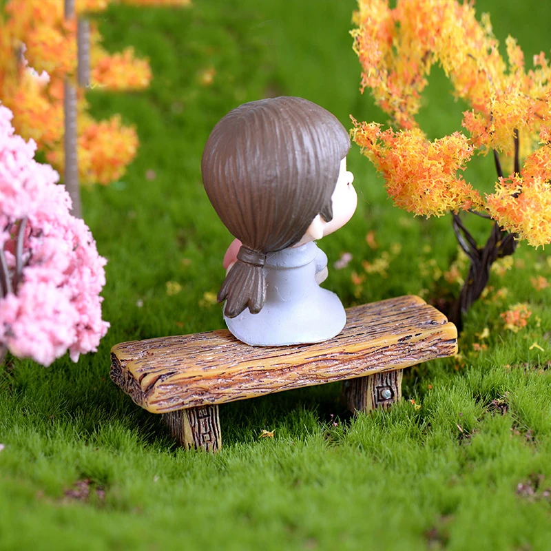 6Pcs Cute Wooden Chair Stool F - огляд і ціна Bonsai Garden Bench