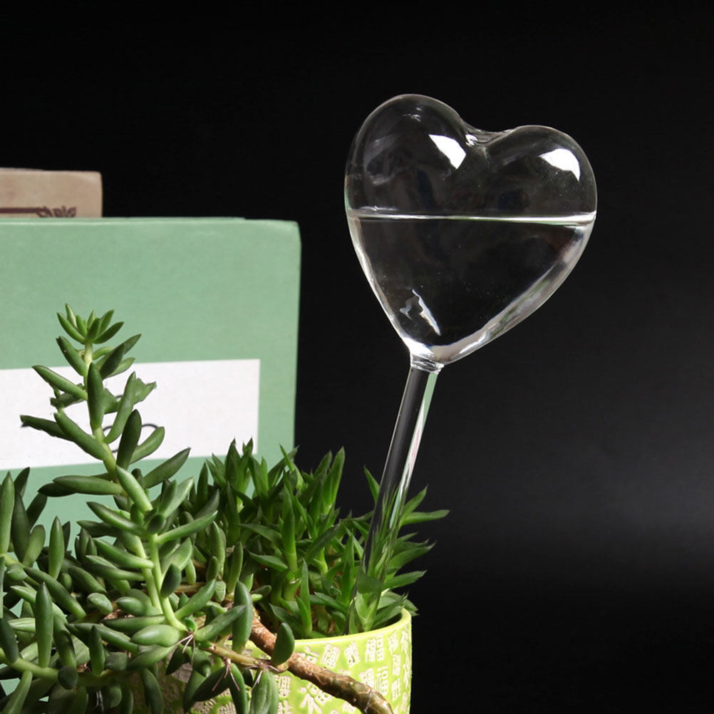 3Pcs Heart Shaped Glass Self W - огляд і ціна Bonsai Garden Pot
