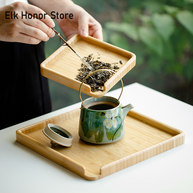Chinese Bamboo Food Tray Puer  - огляд і ціна Bonsai Garden Pot