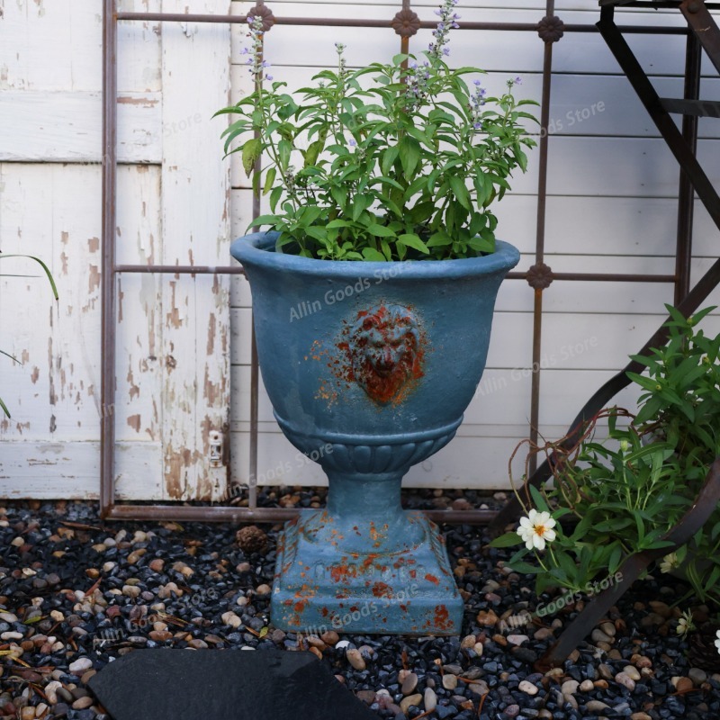 Vintage Antique Finish Lion He - огляд і ціна Bonsai Garden Display