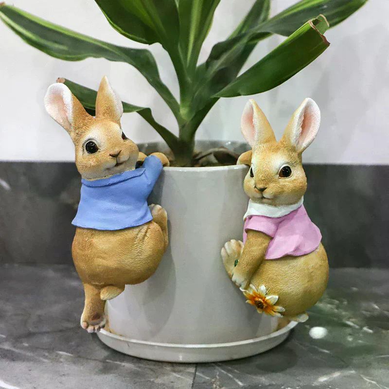 Funny Rabbit Statue Adorable B - огляд і ціна Bonsai Garden Tree