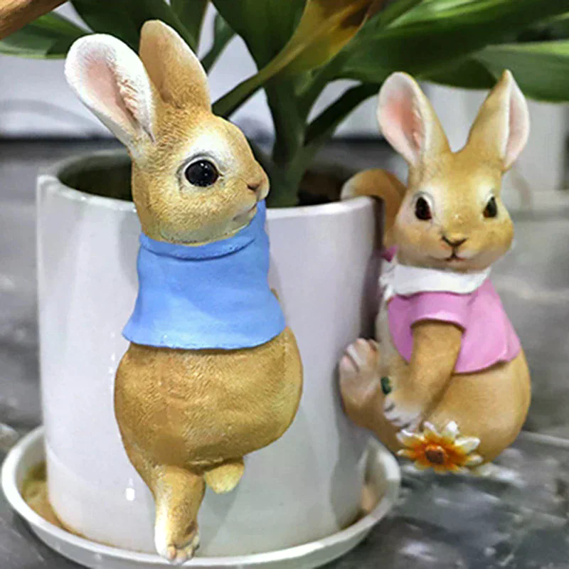 Funny Rabbit Statue Adorable B - огляд і ціна Bonsai Garden Tree