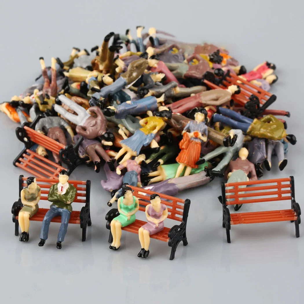 50pcs Seated Standing Model Pe - огляд і ціна Bonsai Garden Bench