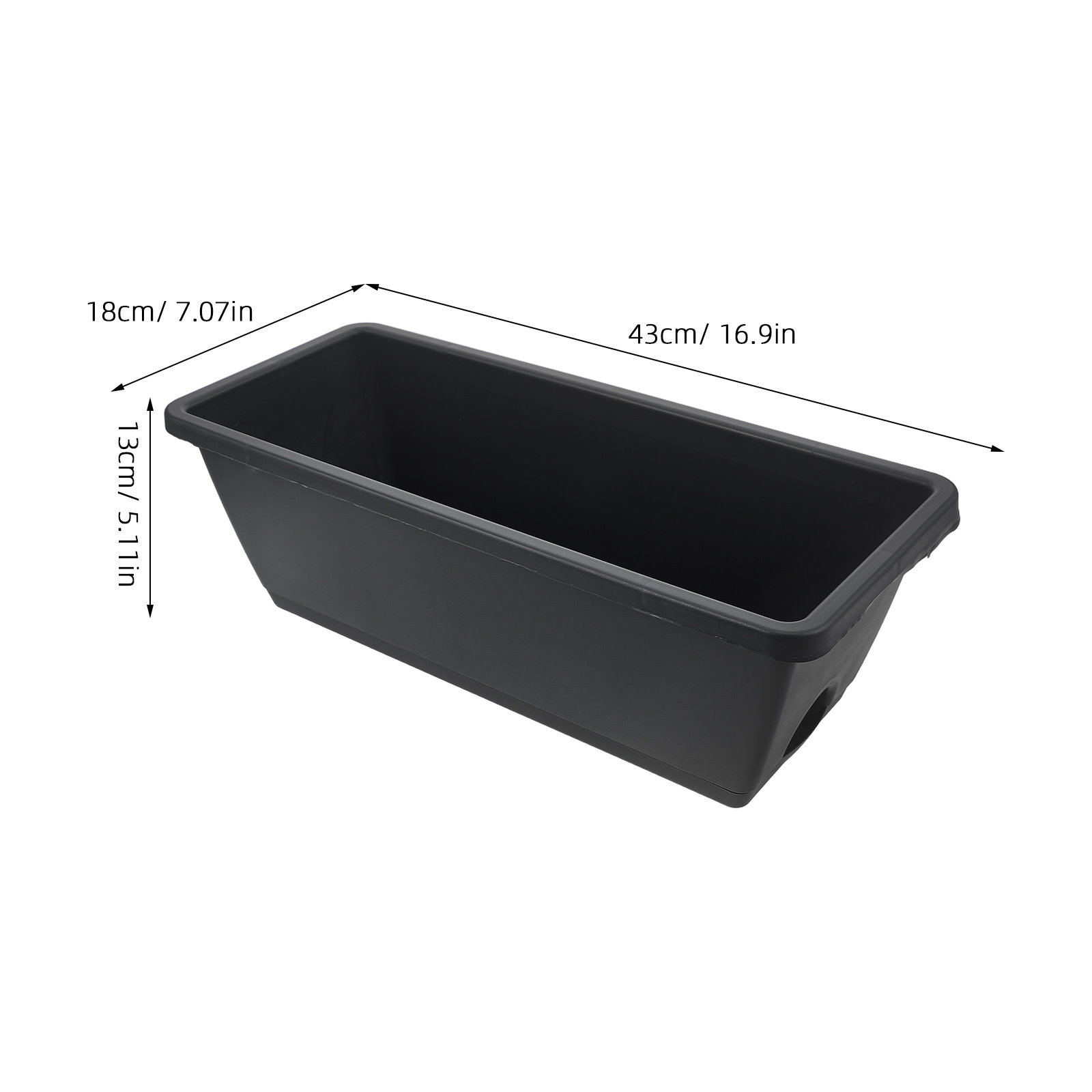 3Pcs Rectangular Window Sill G - огляд і ціна Bonsai Garden Pot