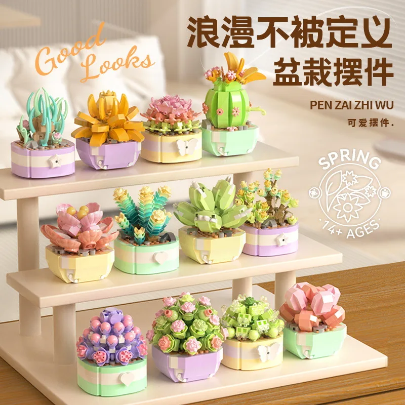 Flower Succulents Building Blo - огляд і ціна Bonsai Garden Pot