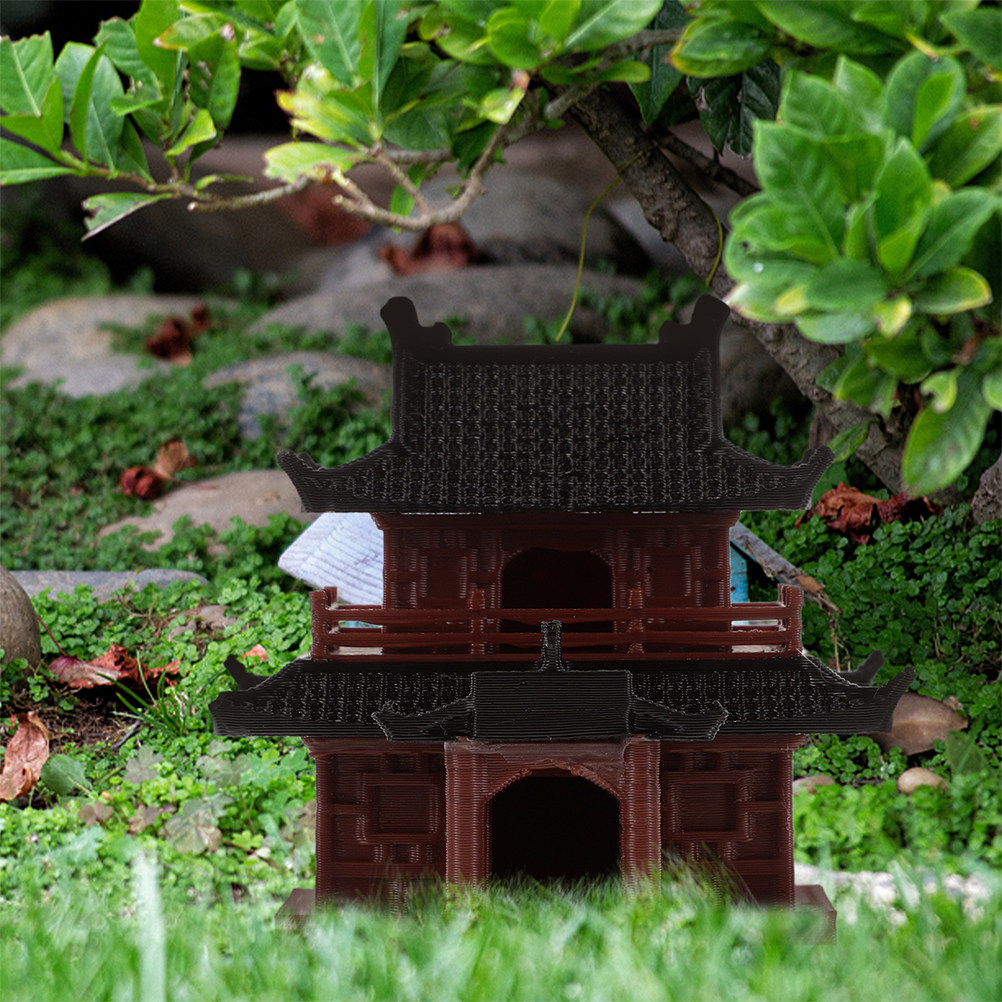 Miniature Pagoda Statue Handcr - огляд і ціна Bonsai Garden Display