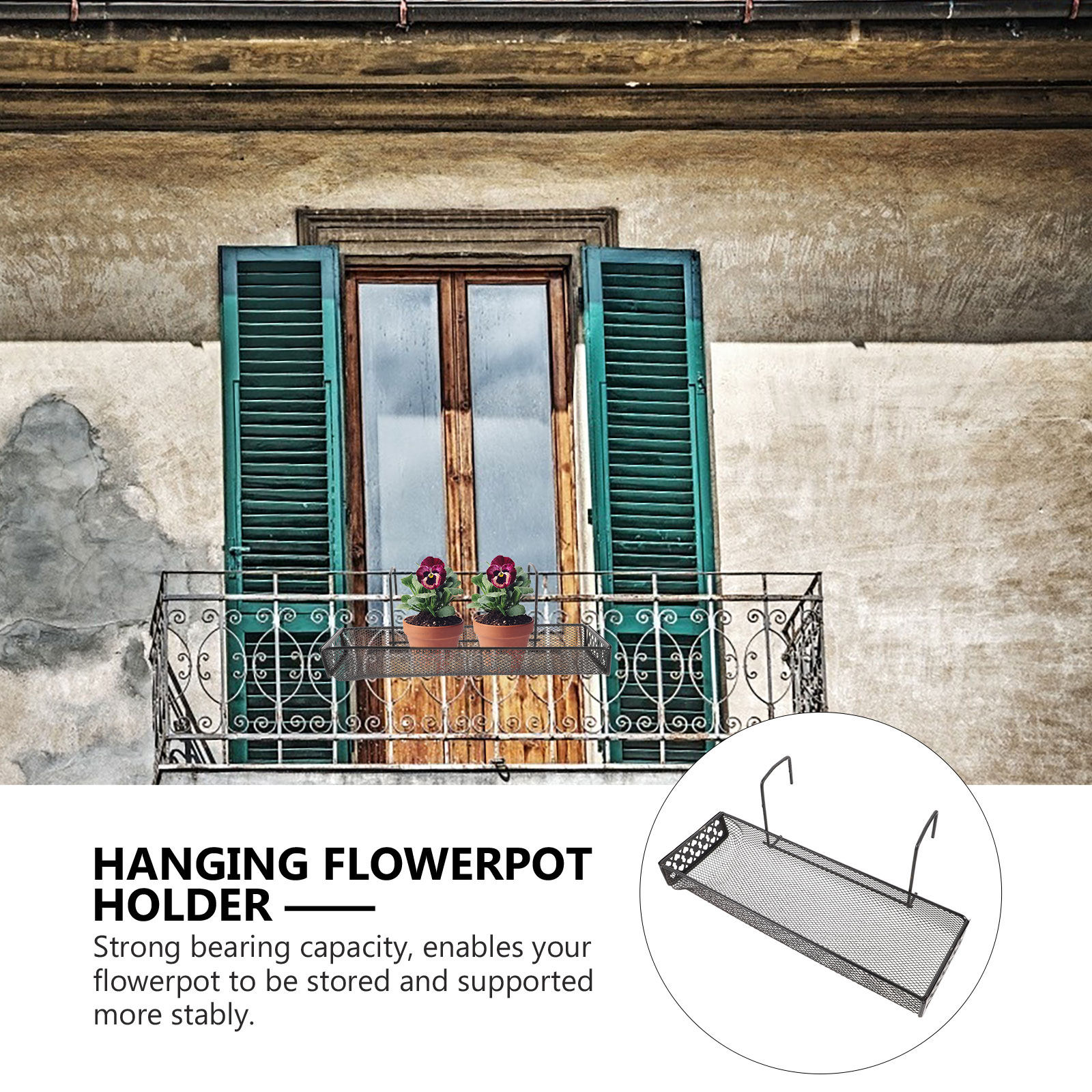 Balcony Plant Hanger Rack Heav - огляд і ціна Bonsai Garden Pot