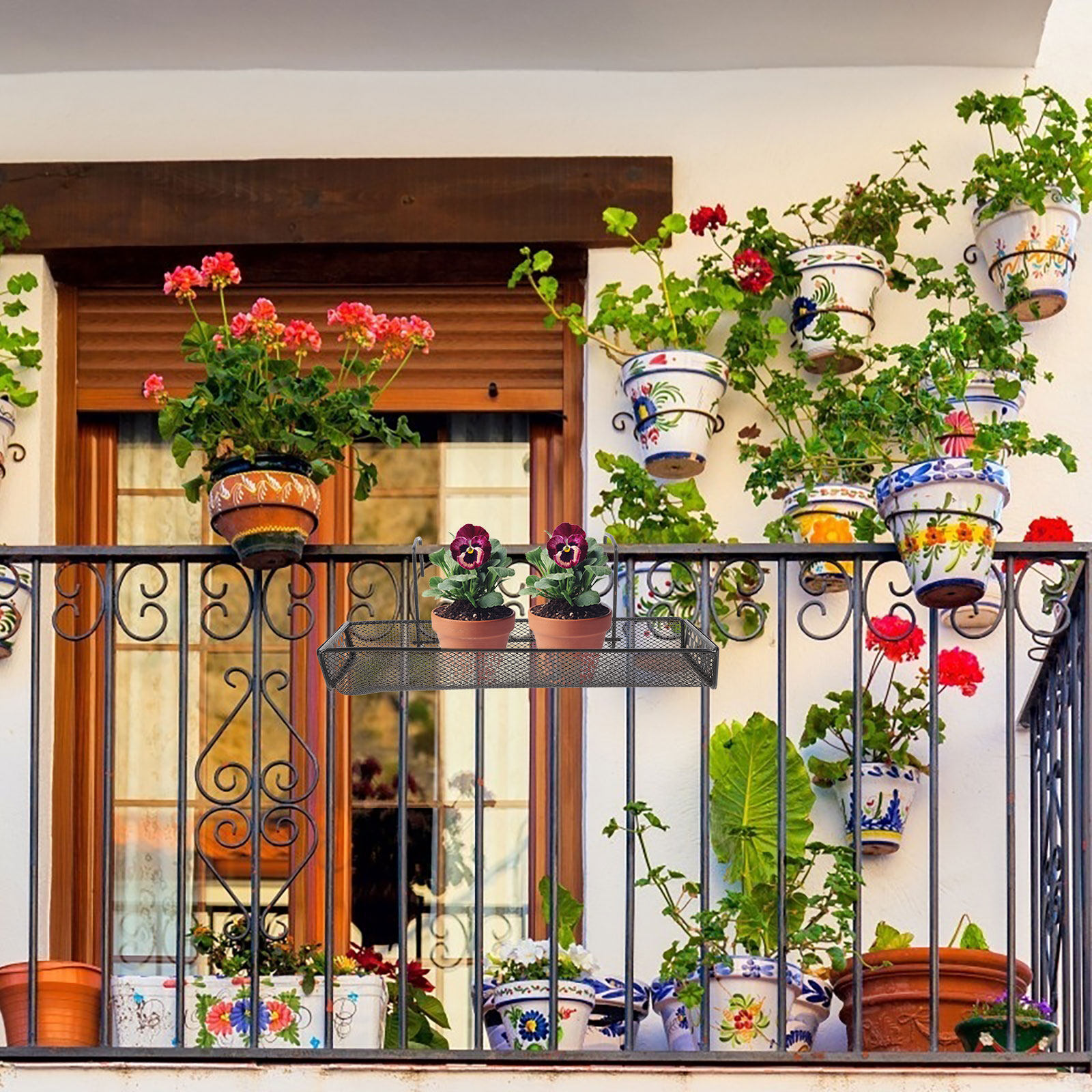 Balcony Plant Hanger Rack Heav - огляд і ціна Bonsai Garden Pot