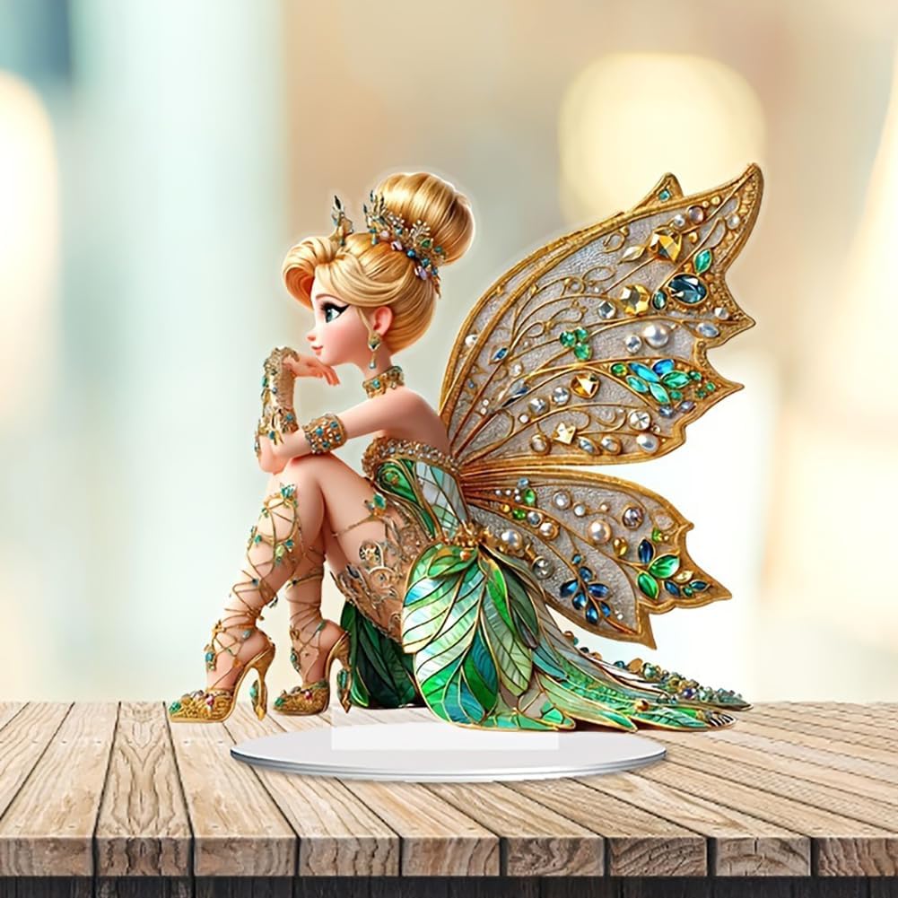 Mini Table Flower Fairy Statue - огляд і ціна Bonsai Garden Bench