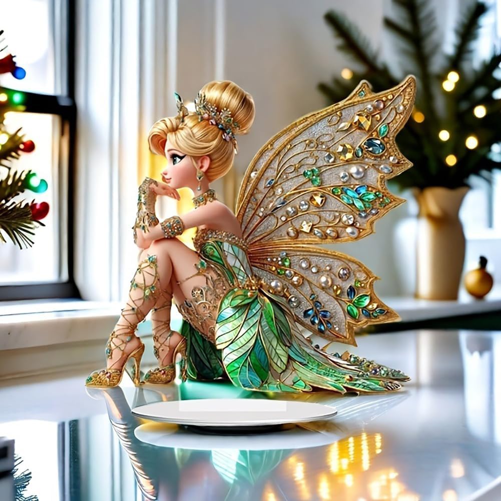 Mini Table Flower Fairy Statue - огляд і ціна Bonsai Garden Bench
