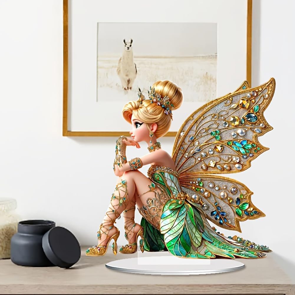 Mini Table Flower Fairy Statue - огляд і ціна Bonsai Garden Bench