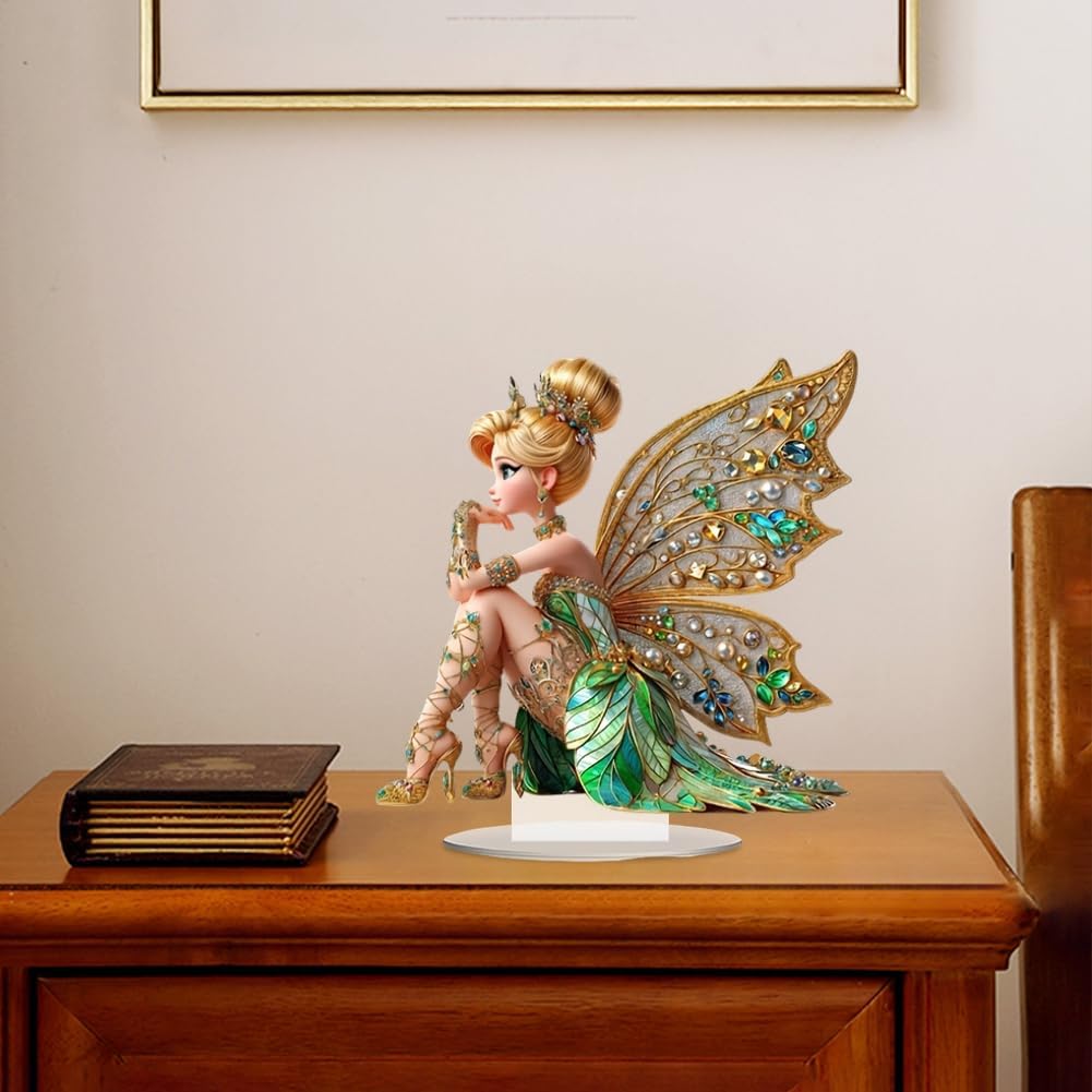 Mini Table Flower Fairy Statue - огляд і ціна Bonsai Garden Bench