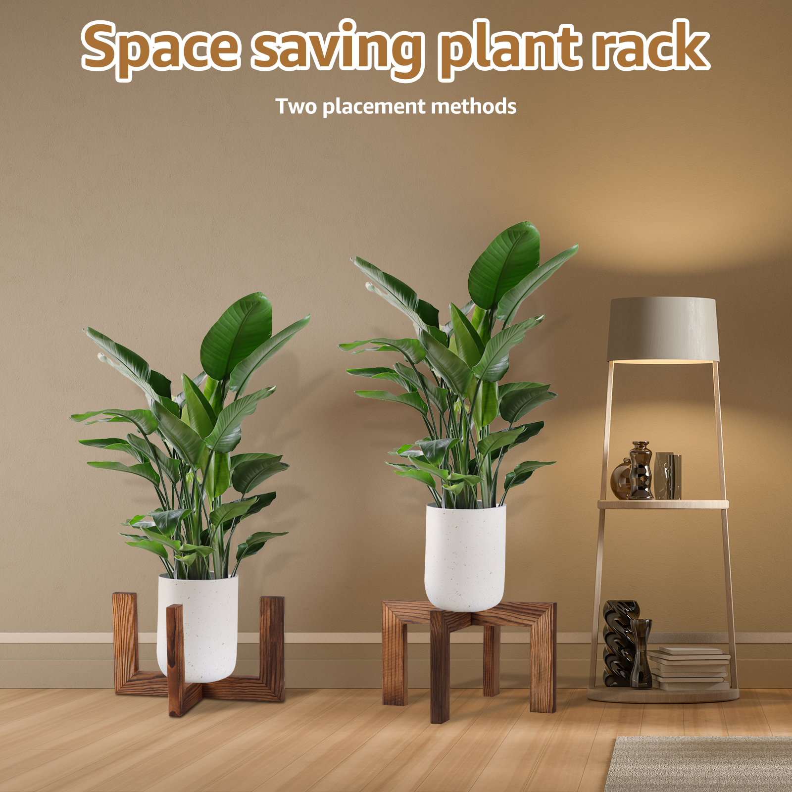 Wood Flowerpot Holder Indoor F - огляд і ціна Bonsai Garden Display