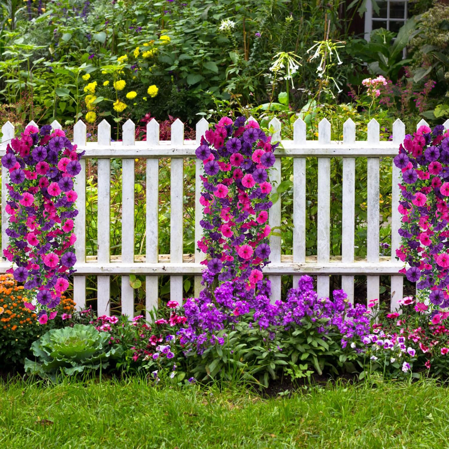 1/2Pcs Artificial Flower Vine  - огляд і ціна Bonsai Garden Bench