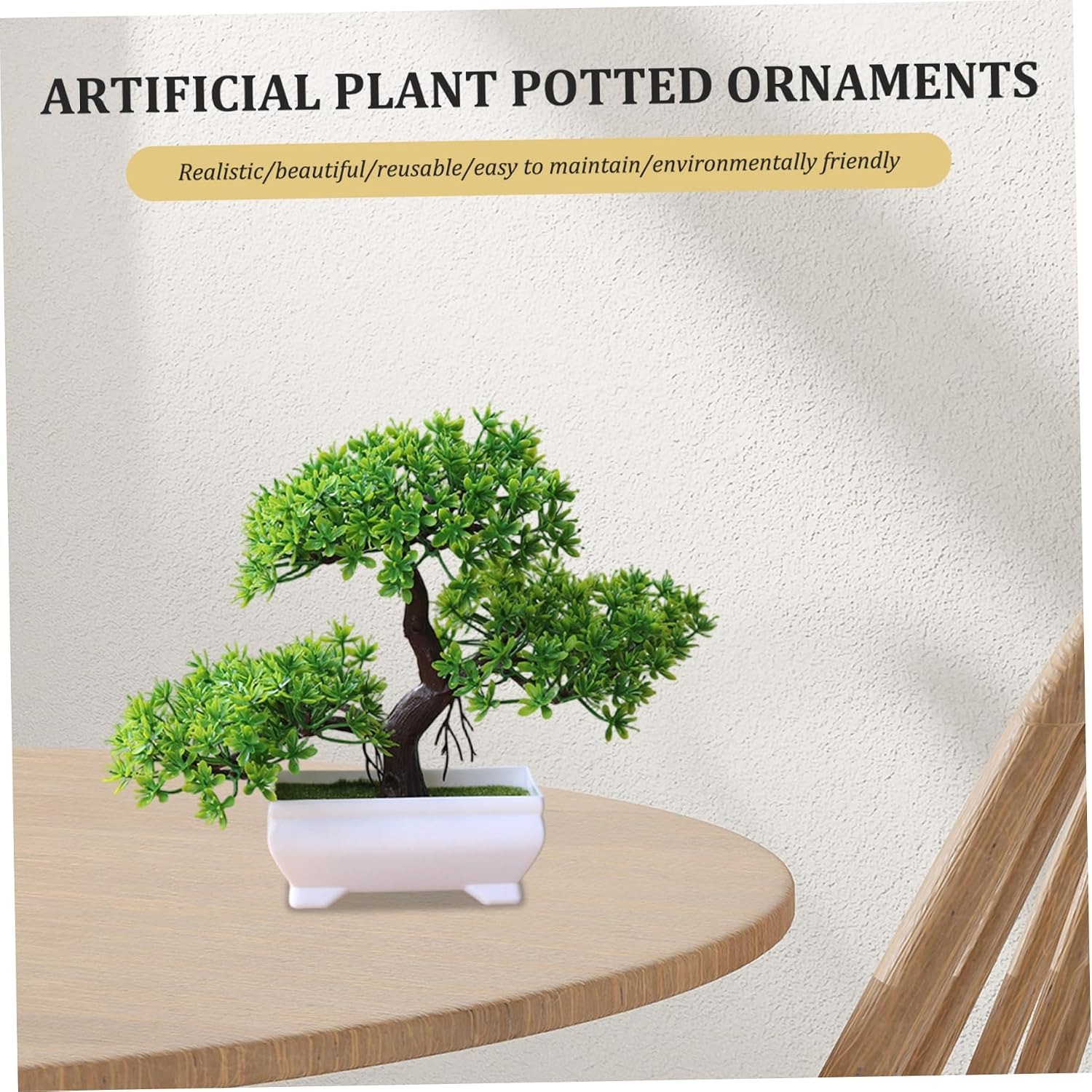 1/2Pcs Artificial Bonsai Tree  - огляд і ціна Bonsai Garden Bench